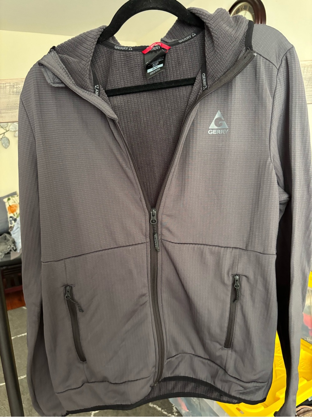 Gerry Weber Men's Charcoal Hooded Zip Jacket